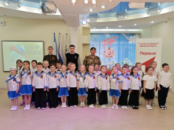 Патриотическое воспитание в действии: в детском саду прошёл смотр песни и строя